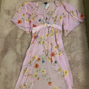 & harmony Women’s M Pink Floral High-Low Dress